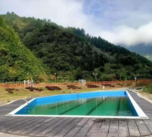 浙江麗水市戶外異型泳池